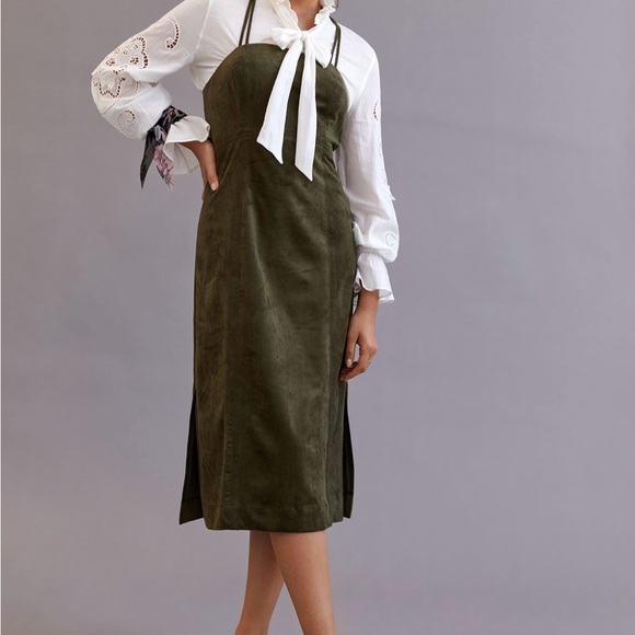 Anthropologie Green Sundress - Picture 1 of 4